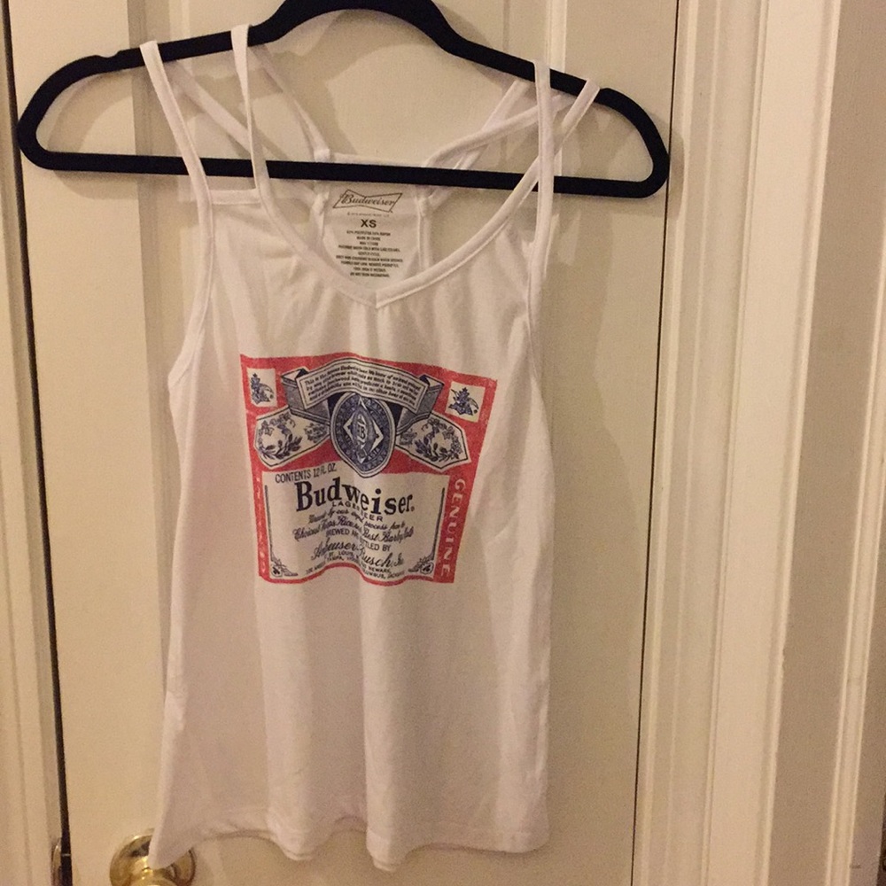 NWOT Budweiser strappy tank top (XS)